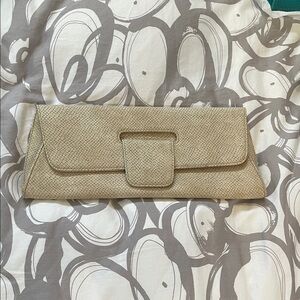 Elegant Tan Clutch